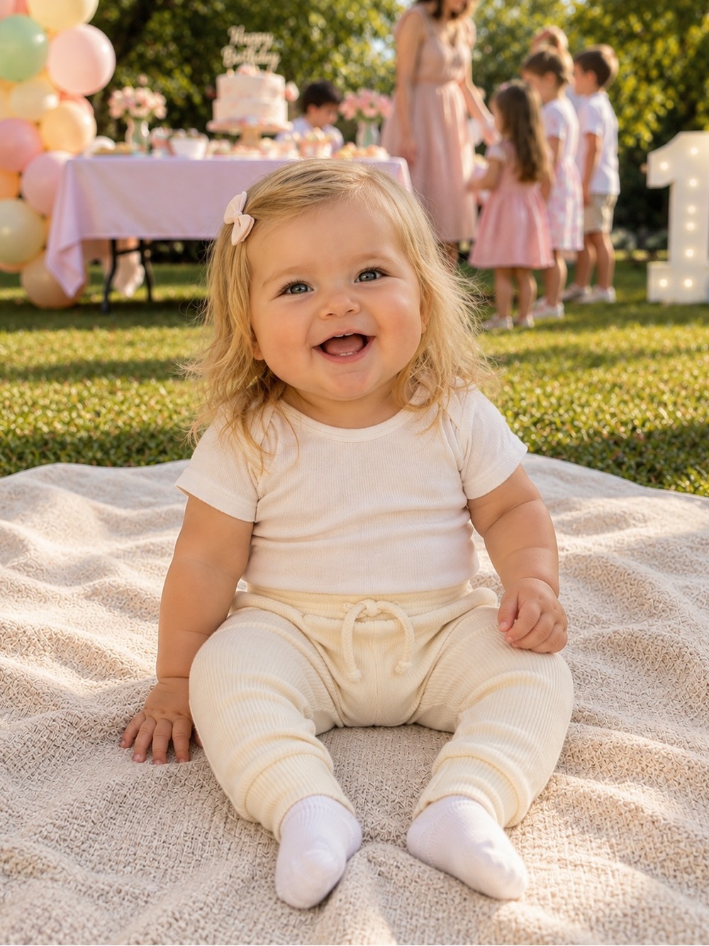 Little One Shop Ribbed Baby Jogger Pants 6-12 months